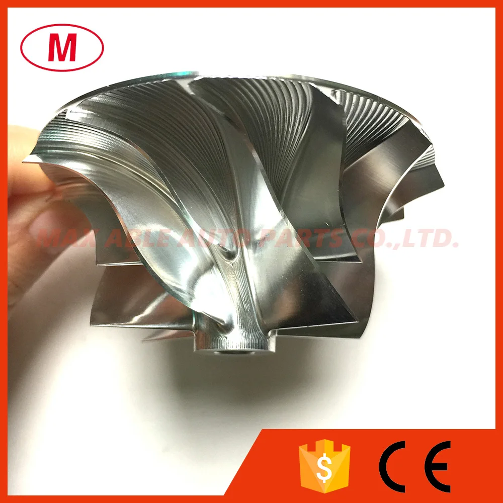 TD05H 155G6 47.05/68.01mm 6+6 blades High Performance Turbo Billet compressor wheel/Aluminum 2618/Milling wheel for 49378-01642 |