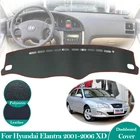 Нескользящий кожаный коврик для Hyundai Elantra 2001 -2006 XD I30, накладка на приборную панель, козырек от солнца, защитные аксессуары 2004 2005