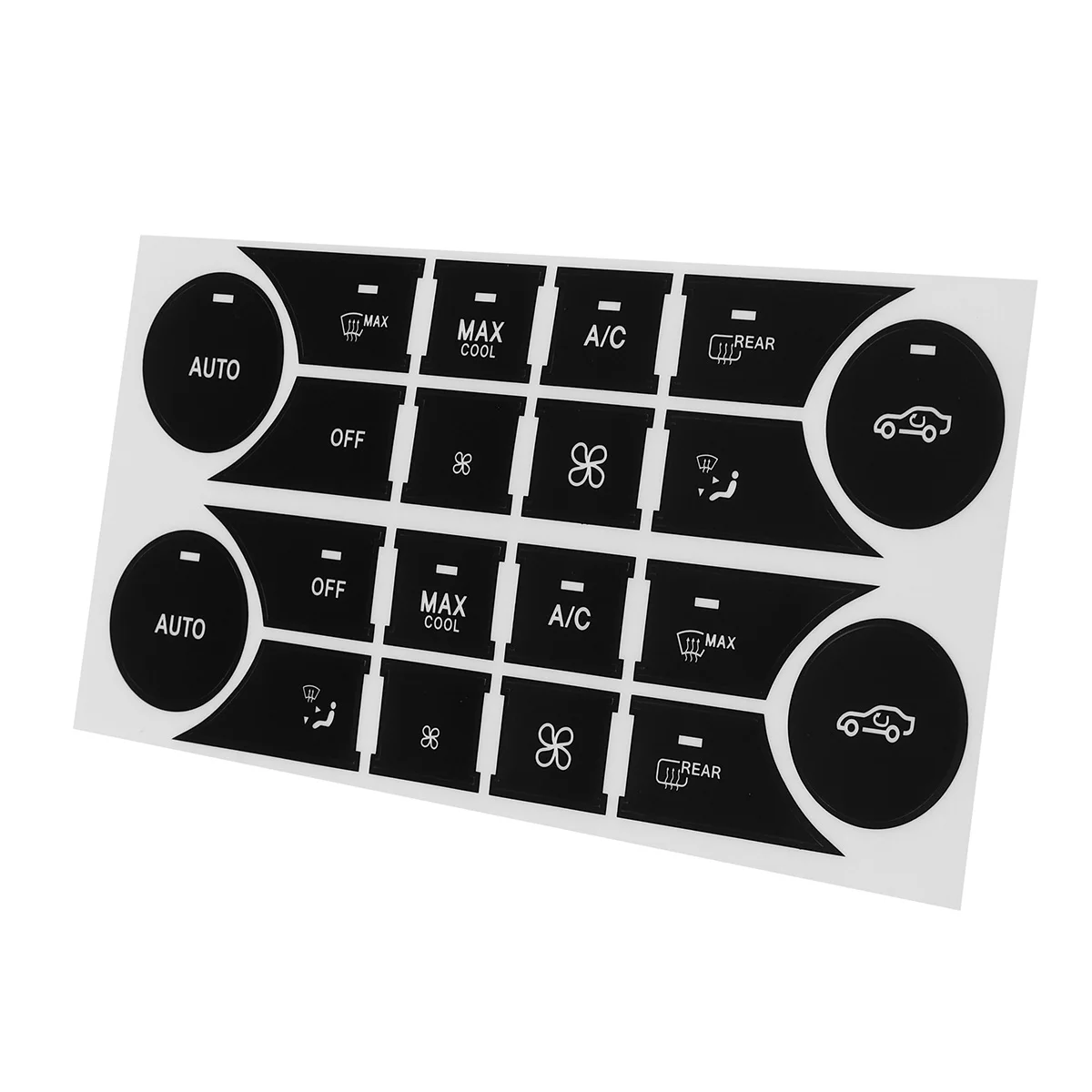 Автомобильные наклейки для ремонта кнопок радио A/C Mercedes Benz W204 C250 C300 C350 2010 2011 2012 2013
