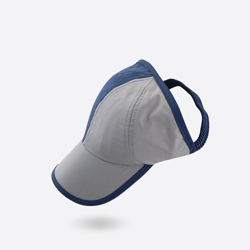 

Running cap color matching baseball hat female summer hat outdoor running ponytail cap breathable sunshade semi-empty top hat
