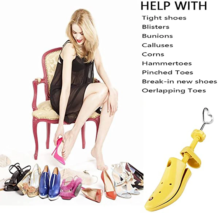 1 пара носков в стиле унисекс с Пластик обуви дерево Регулируемая Растяжка для на