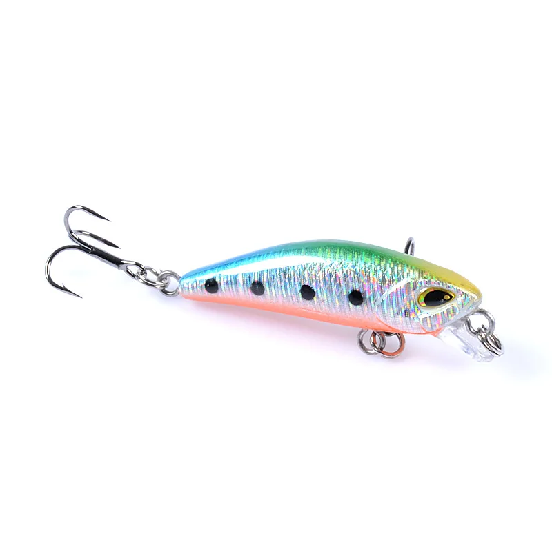 

1 PCS 4.7cm/3.7g Fishing Lure Quality Minnow Lure 3D Eyes Plastic Hard Bait Pesca Artificial Jig Wobblers Crankbait Fishing Bait