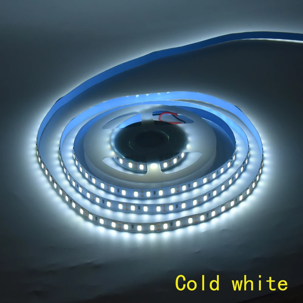 Корейский импортный чип супер яркий 120 светодиодный s/m 5 м DC12V SMD5630 не водонепроницаемая гибкая светодиодная лента ярче, чем 5050,2835 - Испускаемый цвет: 8000K