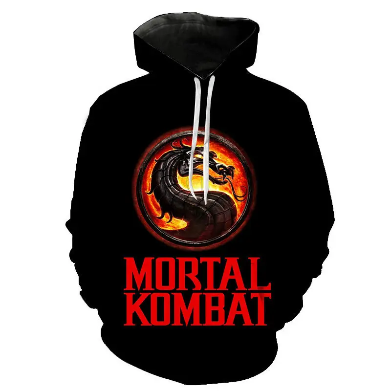 2020 новые модные толстовки с капюшоном Mortal Kombat 11 для мужчин женщин и детей Крутая