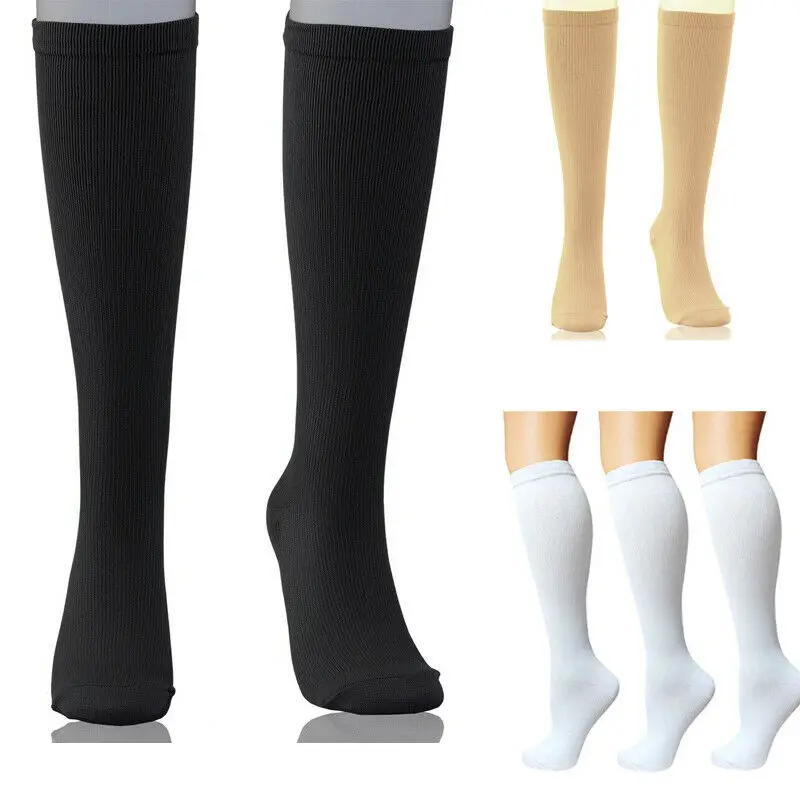 

1/3/5 Pairs Compression Calf Sleeves Pair Splints Running Support Guards Socks