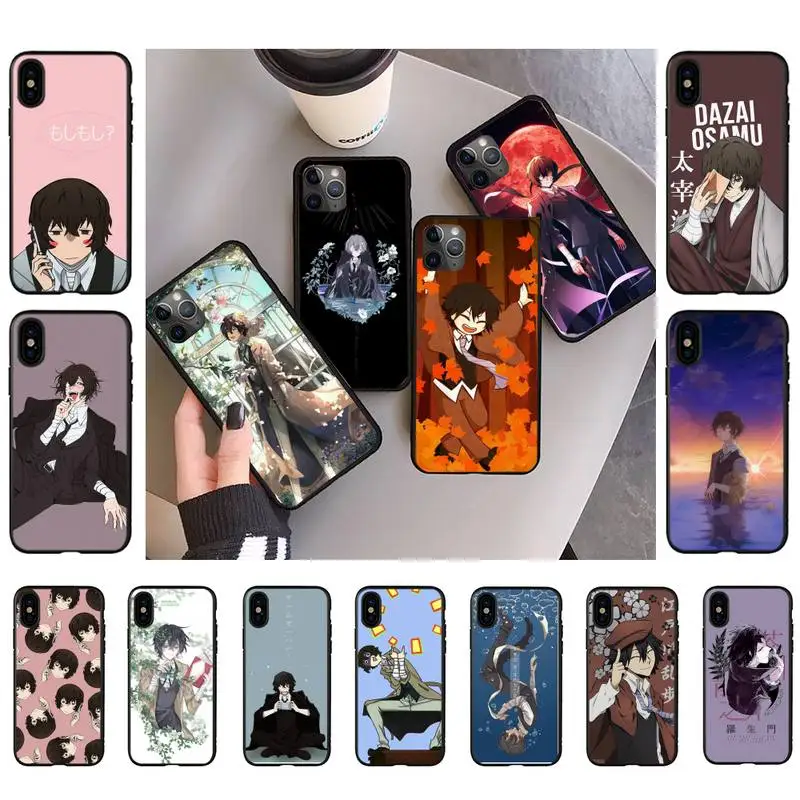 

Japan Anime Bungou Stray Dogs Dazai Osamu Phone Case for iPhone 11 12 13 mini pro XS MAX 8 7 6 6S Plus X 5S SE 2020 XR case