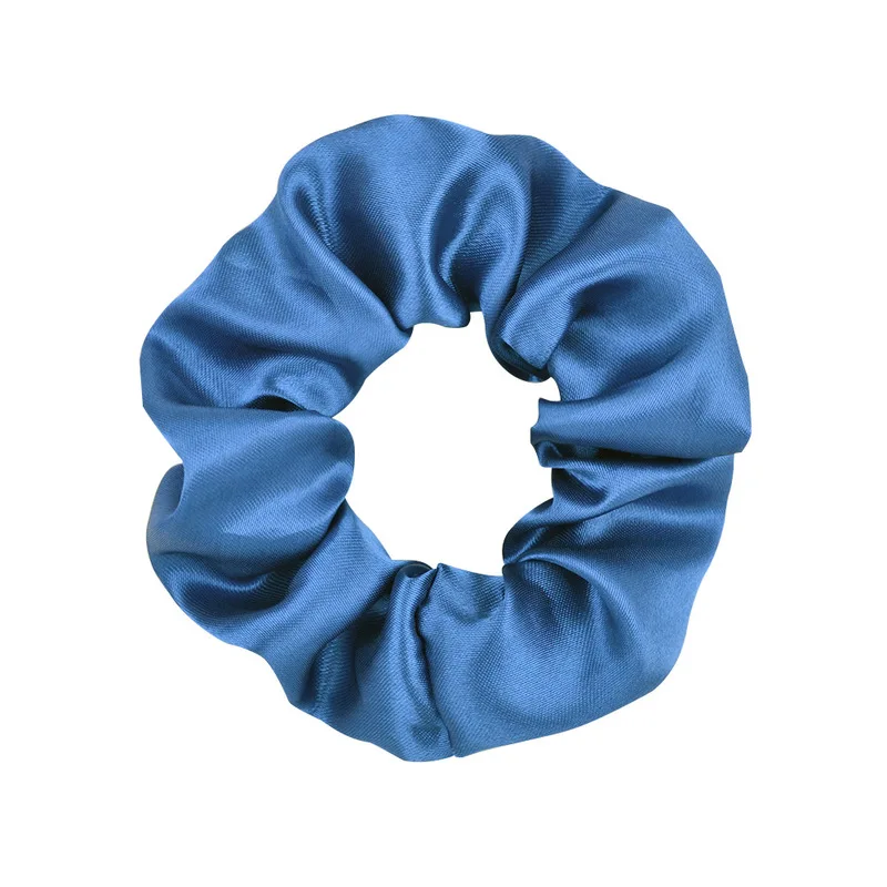 

3.9 Inch Women Silk Scrunchie Elastic Handmade Multicolor Hair Band Ponytail Holder Headband Hair Accessories