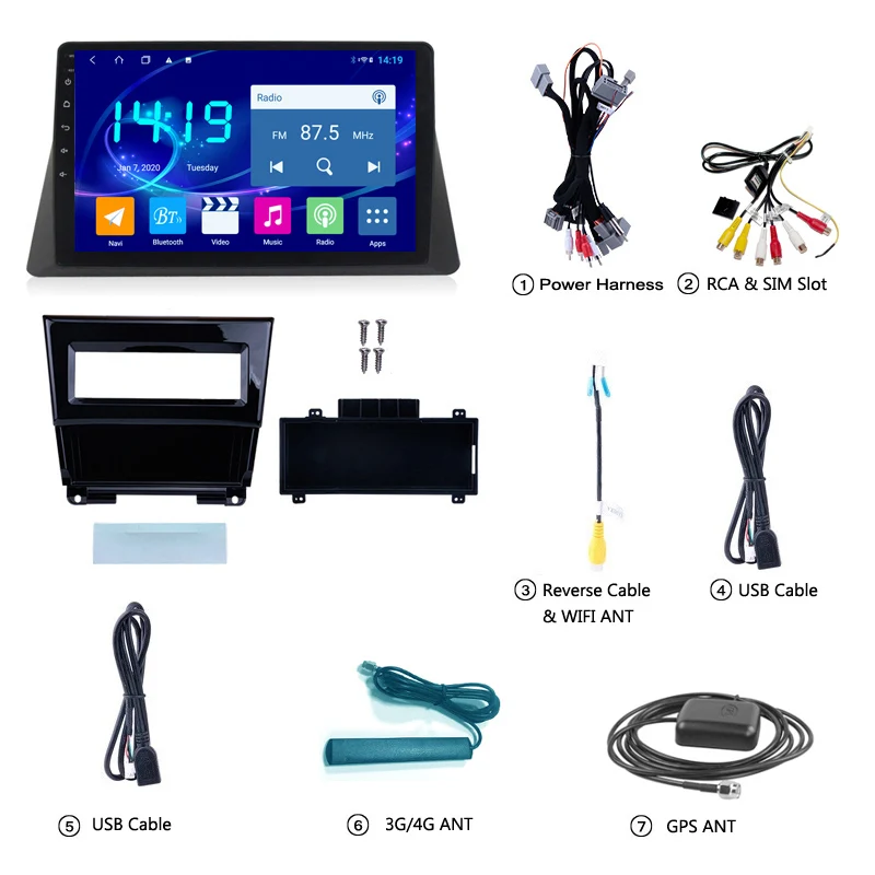 10 1 дюймовый IPS 6G + 128G Автомобильный GPS-навигатор для Honda Accord 2008-2013 стерео аудио