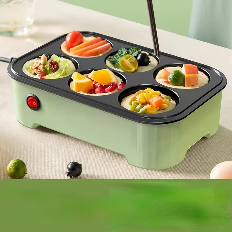 

Fried Egg Burger Machine Small Four-hole Fried Egg Artifact Non-stick Flat Bottom Household Frying Pan Breakfast Pancake Pancake