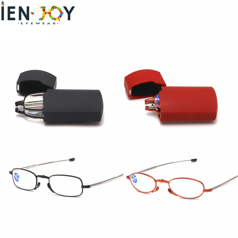 

IENJOY очки для чтения Blue Ray Computer Reading Glasses Mini Presbyopic Glasses Metal Reader for Men Women Eyeglasses 1.0 2.0