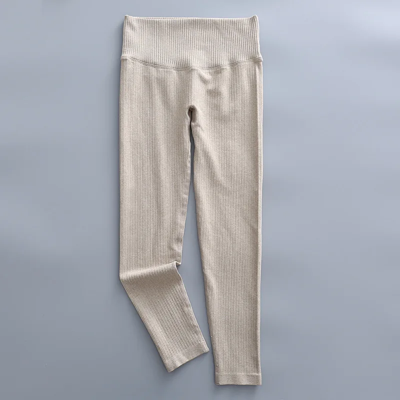 Бесшовный Женский комплект для йоги тренировочный тренажерный зал с длинным