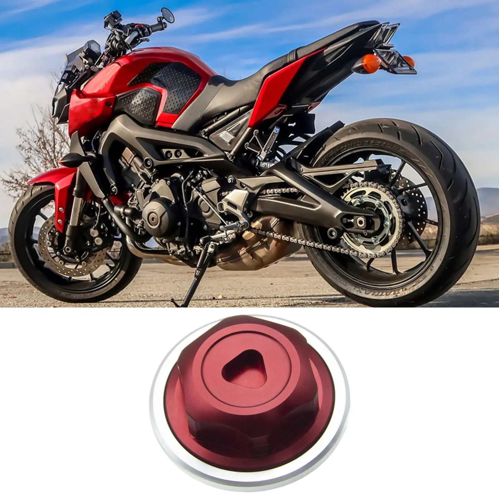 

Новинка, колпачки на заднюю ось мотоцикла, накладки на гайки для Yamaha NMAX155 NVX155 AEROX155