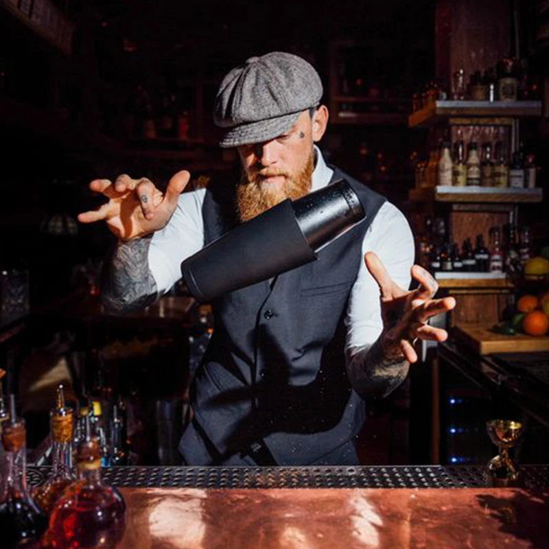 Шейкер для коктейлей Boston Bar из нержавеющей стали: набор 2 предметов: 18 унций не
