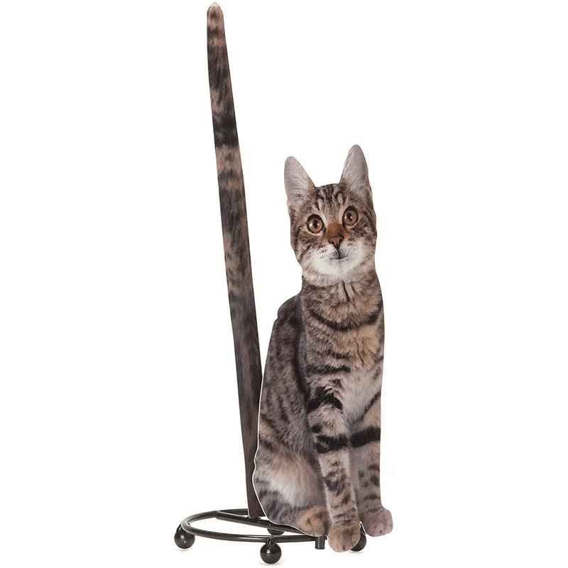

New Animal Themed Decorative Toilet Roll Holders Metal Cat Free Standing Bathroom Accessory Paper Towel Paper Dispenser