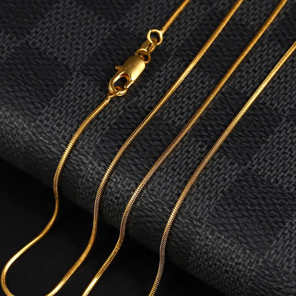 Модное позолоченное ожерелье для мужчин и женщин мужские ювелирные изделия в