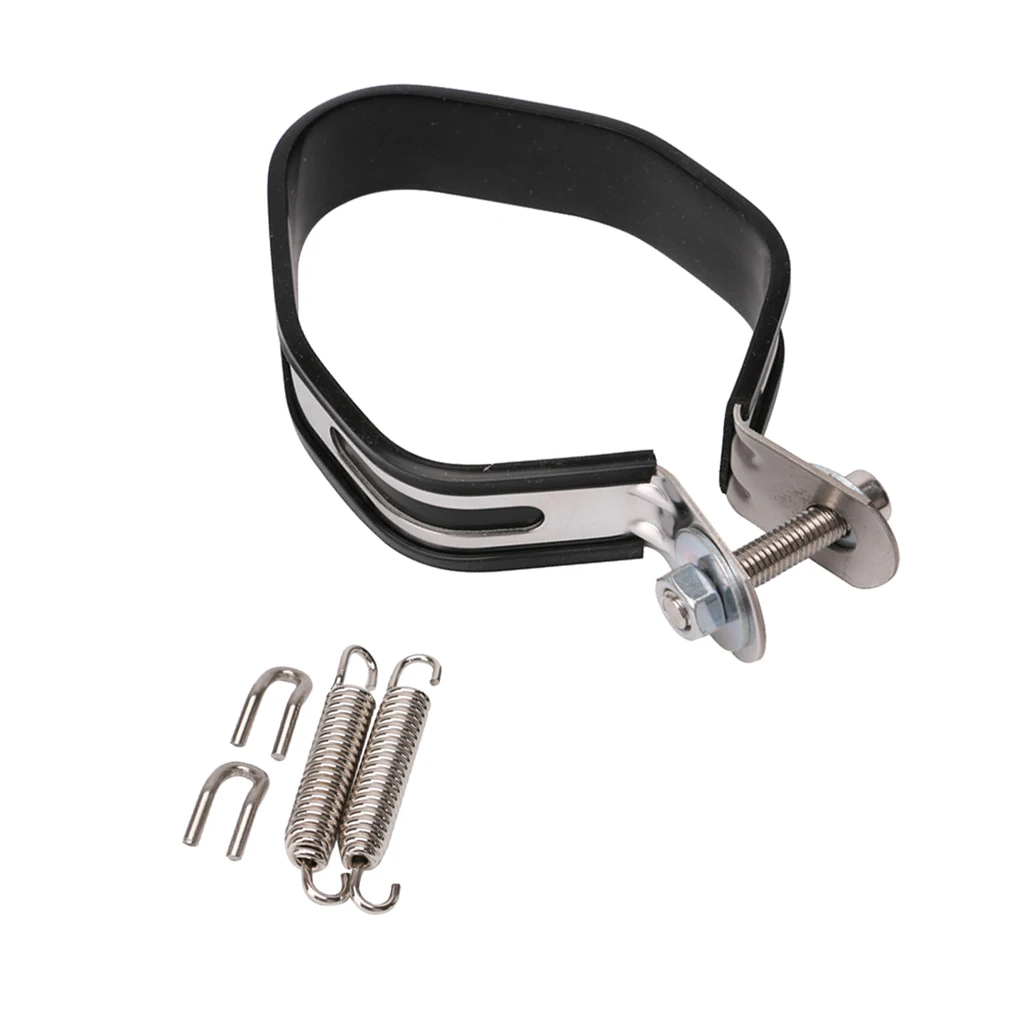 Universal Motorcycle Exhaust Clamp Clip For 85mm Slip-on Stainless Steel