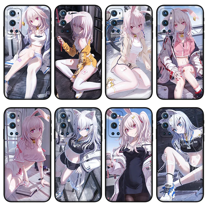 

Anime Bunny Girl Phone Case For OnePlus 8 9 pro , Anti-fallSoft Silicone Case for OnePlus 5 7 8 9 Pro 6T 7T 8T