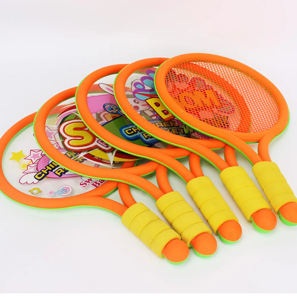 

1 Set Colored Badminton Racket Kids Training Outdoor Sports Leisure Toys Badminton Set for Kids Children Playing