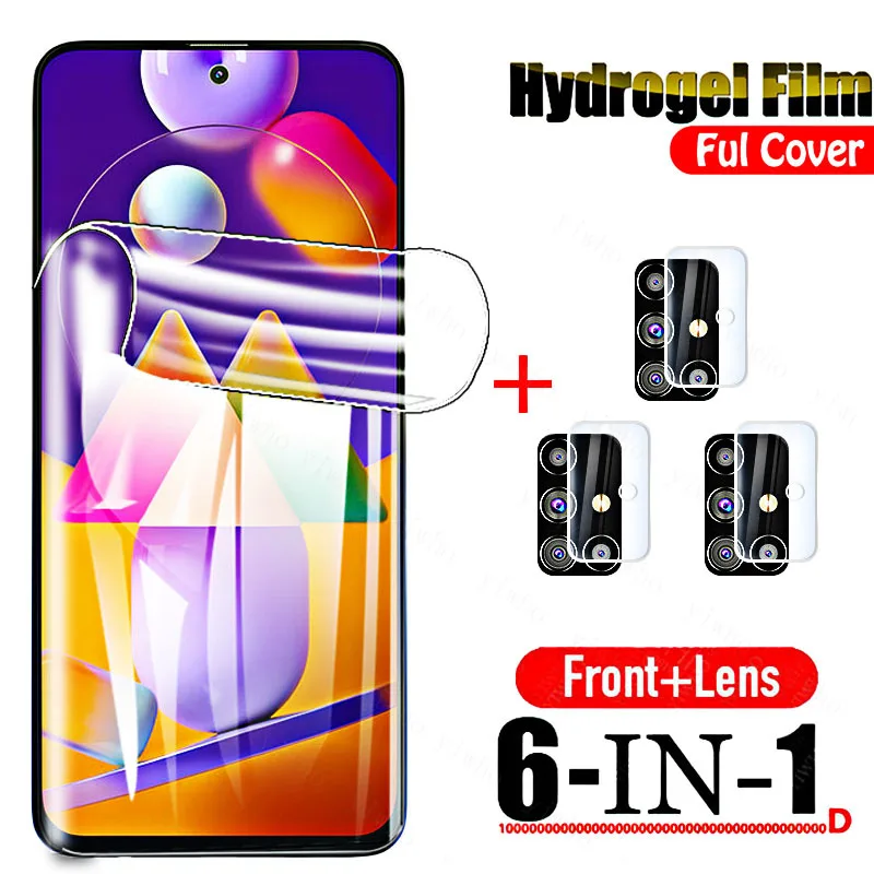 

Гидрогелевая пленка для объектива камеры Samsung Galaxy M31s, полное покрытие, защитное закаленное стекло для Samsung M31s, M 31, защита экрана