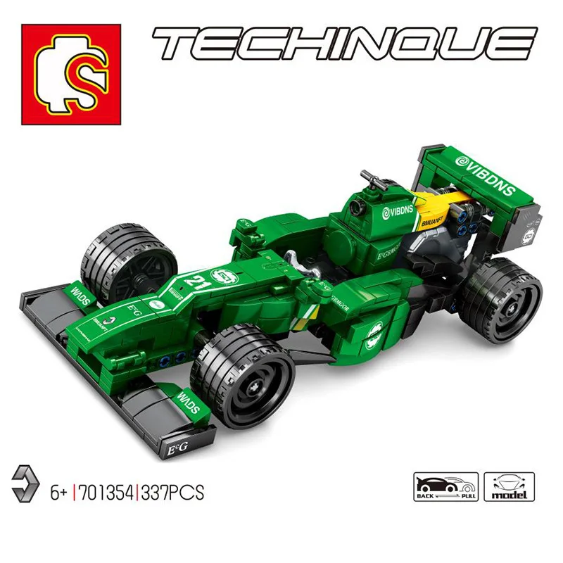 

SEMBO Technic Series Supercar Model Funny Kid Bricks Toys Speed Champions F1 Formula Racing Car Building Blocks