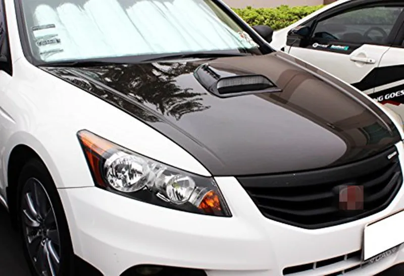 Универсальная декоративная крышка В гоночном стиле дымчато черный спортивный