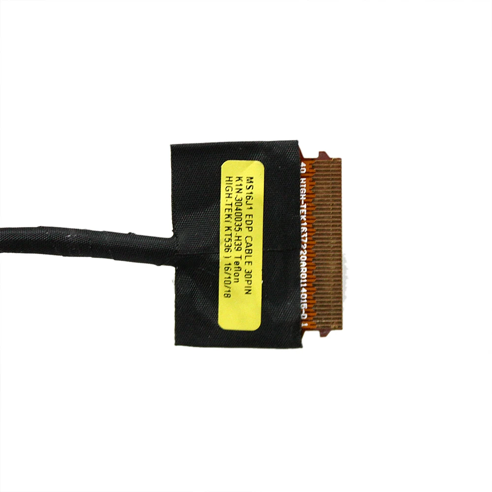 LCD LVDS VIDEO гибкий кабель для MSI GS60 GS70 MS-16J1 16J2 GE62 2QC 2QD 2QE K1N-3040035-H39 PXGS60-JK171116 30pin |