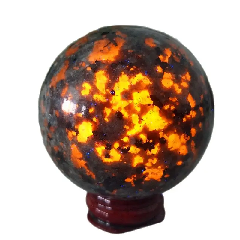 

5A+ Natural Stone Yooperlite Crystal Ball Powerful Chakra Energy Wicca Crystals and Stones Sphere Healing Spiritual Witchcraft