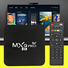 MXQPRO5G 4K Сетевой проигрыватель компьютерной приставки к телевизору дома Дистанционное Управление коробка Смарт медиаплеера ТВ коробка RK3229-5G версия Поддержка WI-FI Android