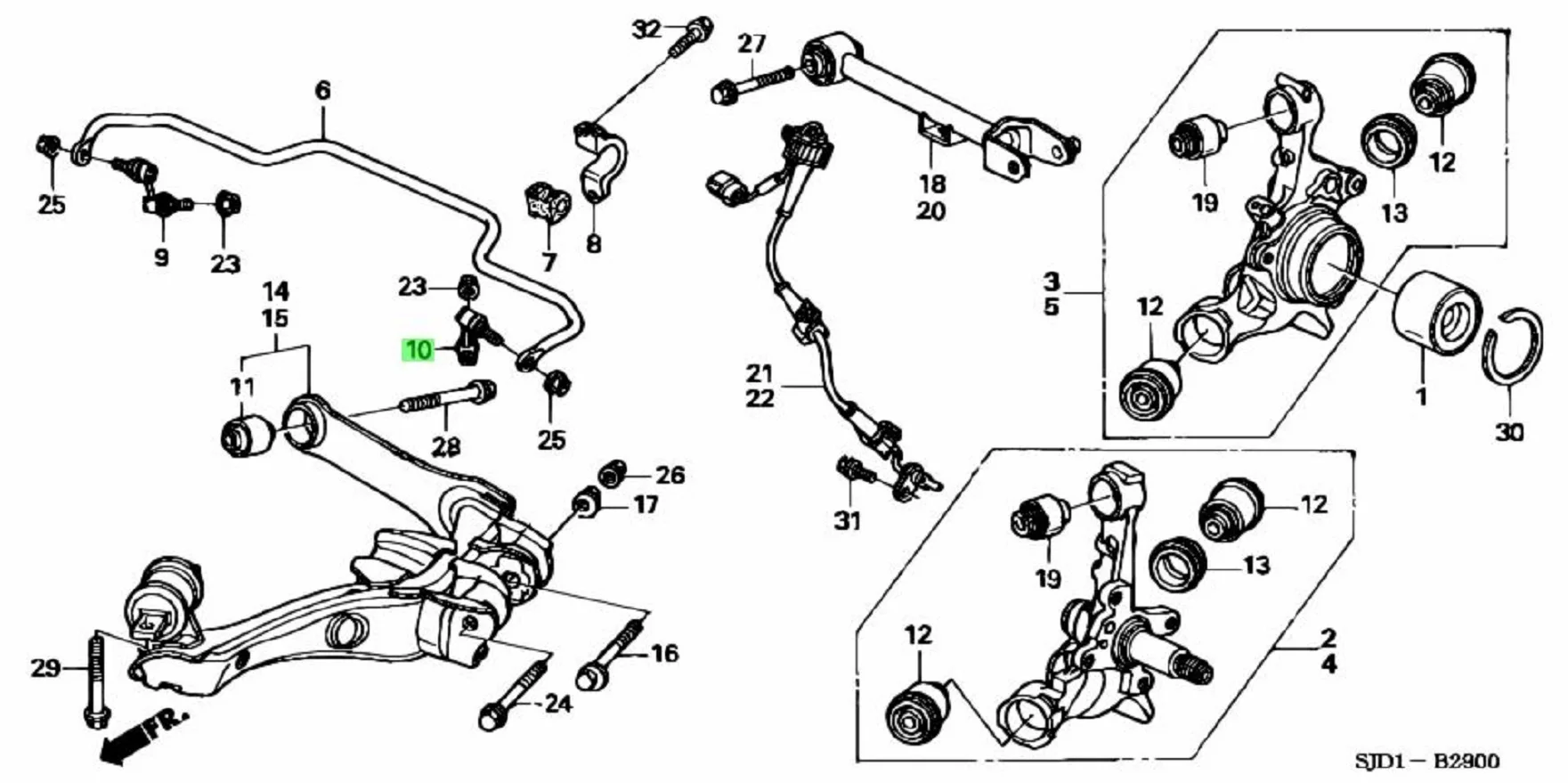 Схема линков. Схема ходовой Хонда стрим 2008. Ходовая часть Honda Edix. Регулируемые тяги задней подвески Хонда Эдикс. 57470-SJE-003 Honda be2.