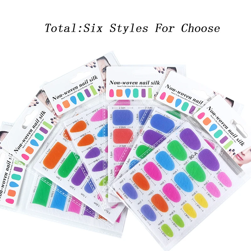 Стекловолокно для ногтей быстрого наращивания красочный ноготь