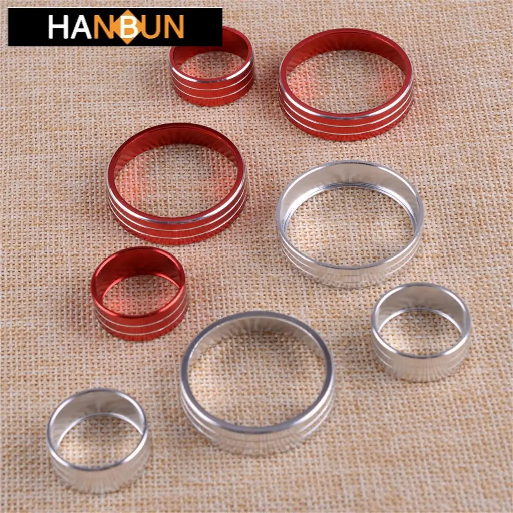 

4pcs A/C Knob Control Panel Heater Dials Switch Button Ring Cover Fit For Kia Sportage QL 2017-2020 New Shape