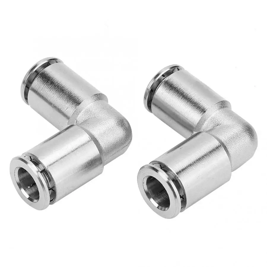 2 шт. медный никелированный локоть 90 градусов воздушный шланг пневматический