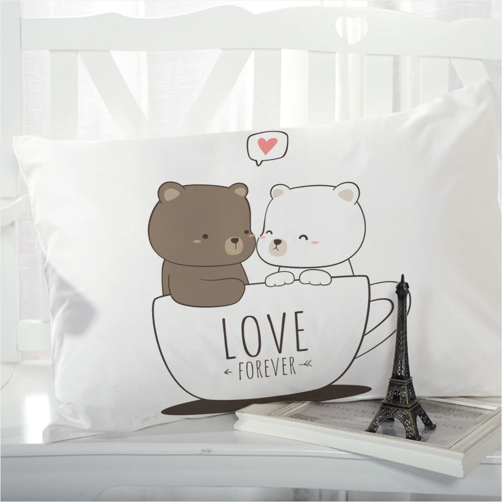 

1 шт., детские футболки с мультяшными принтами, накидка для подушки, подушки Чехол постельное бельё для детей ребенок Подушка Чехол Pillowcovers де...