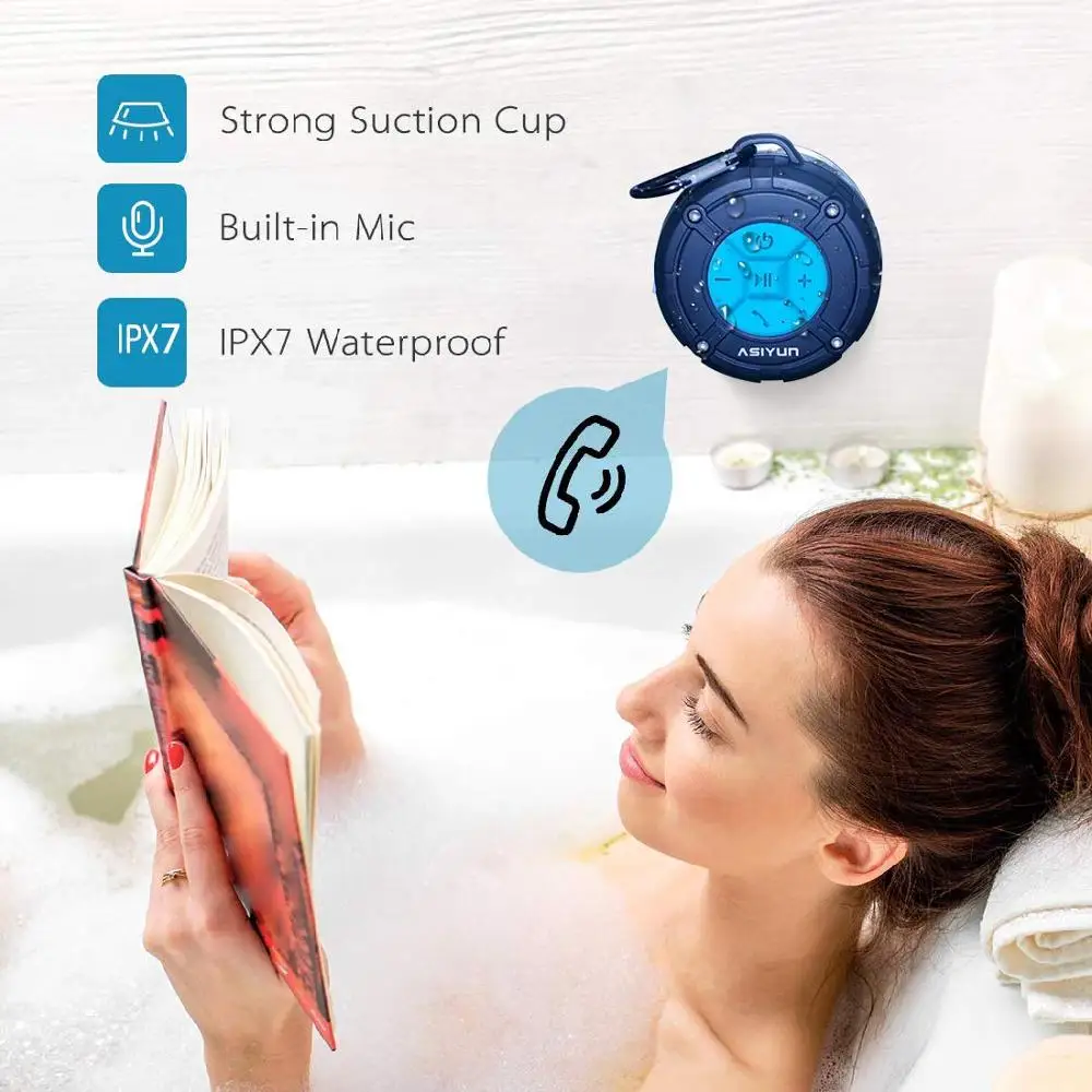 IPX7 водонепроницаемый Душ динамик Портативный беспроводной Bluetooth s Открытый