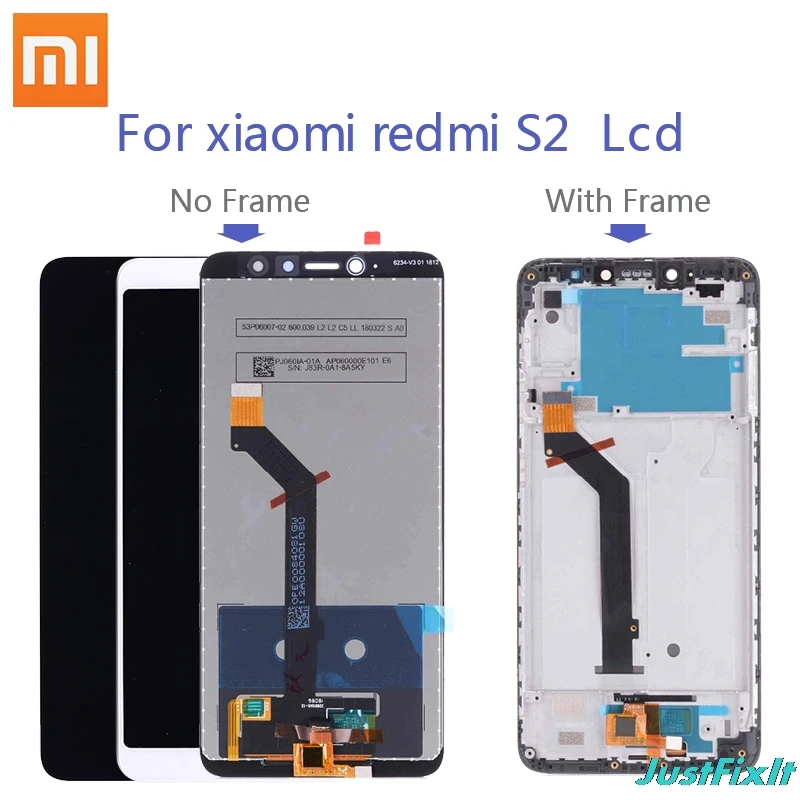 For Xiaomi Redmi S2 Original LCD Touch Screen with Frame Digitizer Assembly Replacement Parts 5.99'' Display |