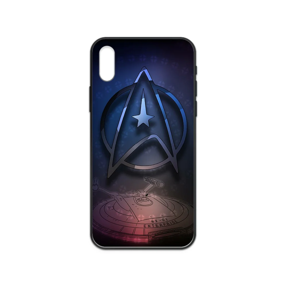 

STAR TREK movie Phone case cover hull For iphone 4 4s 5 5S SE 5C 6 6S 7 8 plus X XS XR 11 PRO MAX 2020 black cell cover tpu Etui