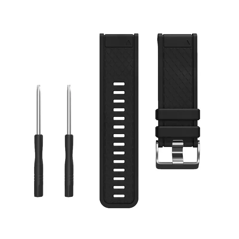 Ремешок силиконовый для наручных часов Garmin Fenix 2 26 мм|Ремешки часов| |
