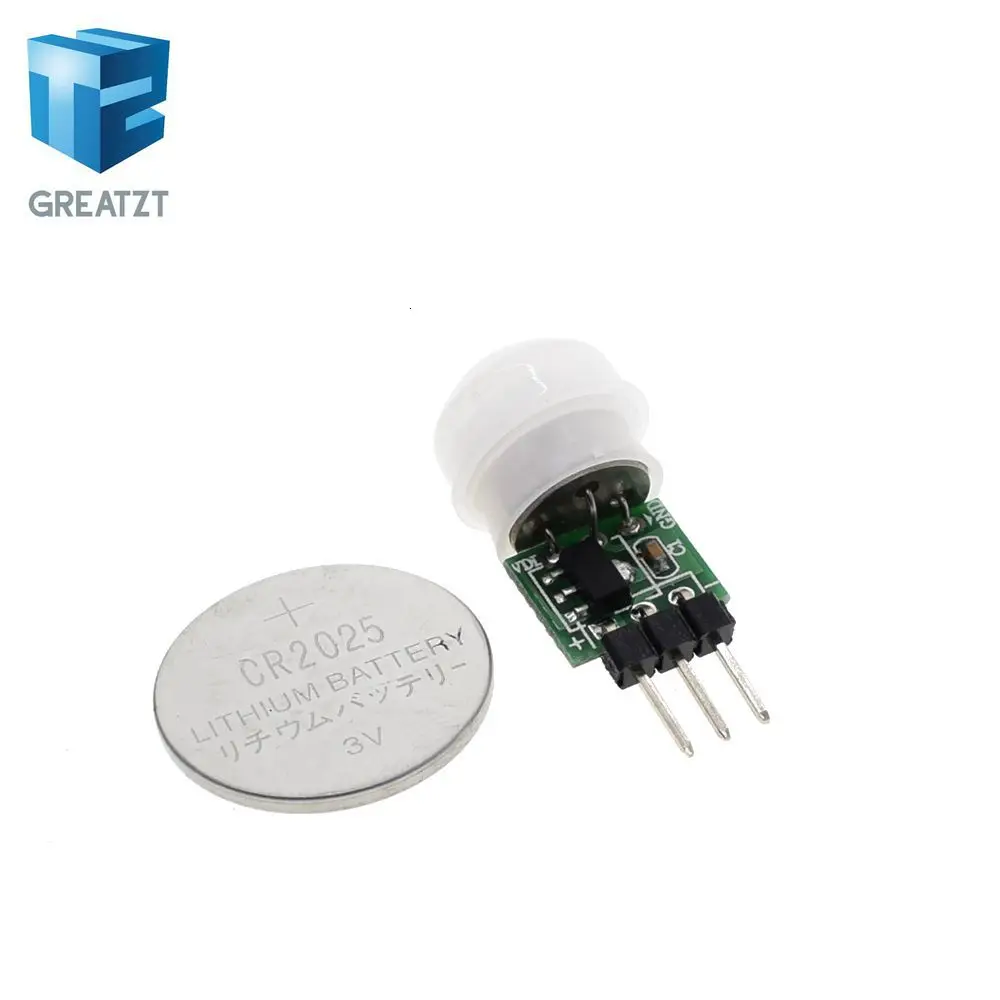 GREATZT Мини ИК-пироэлектрический инфракрасный PIR датчик движения человека автоматический детектор модуль AM312 Датчик постоянного тока от 2,7 до 12 В