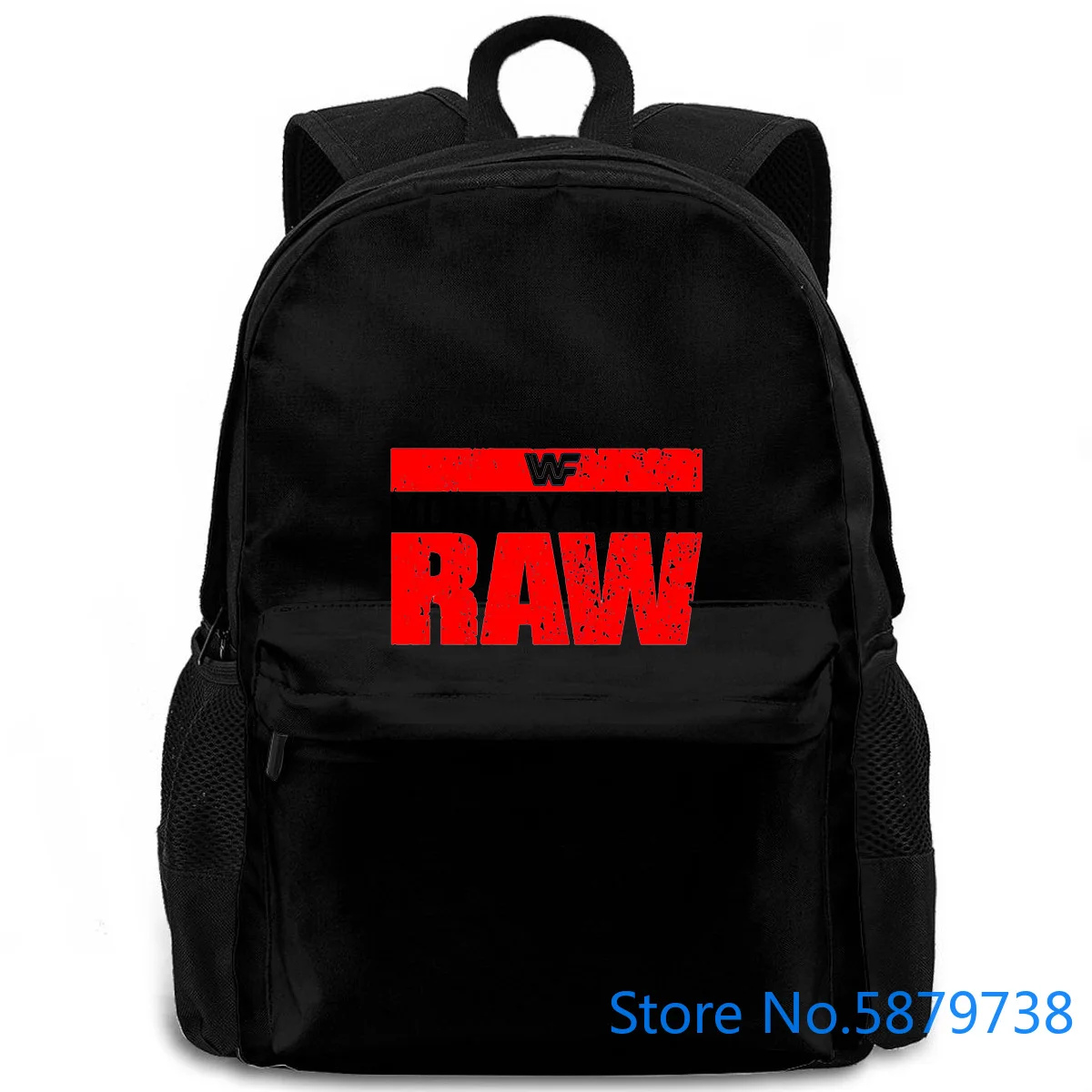 Женский и мужской рюкзак с логотипом Monday Night Raw Is War WWF для ноутбука путешествий