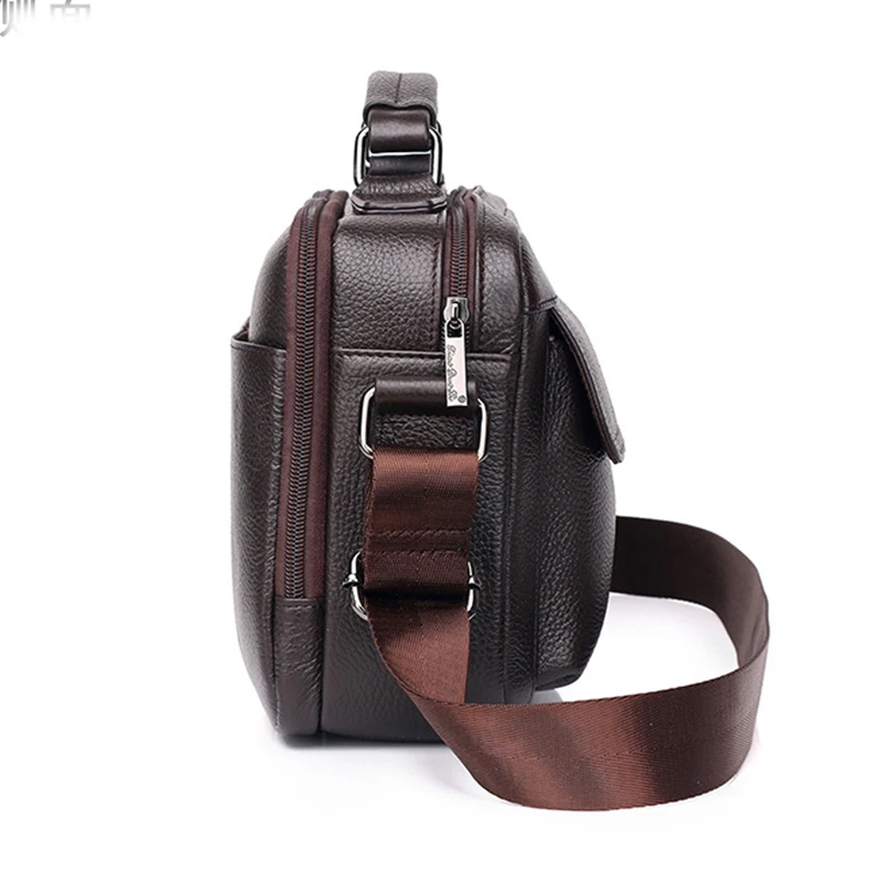 Мужская сумка с двойной молнией известного дизайна маленький портфель из