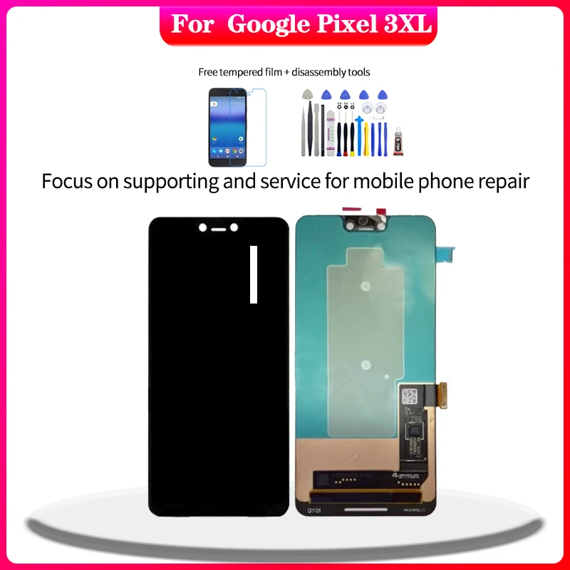 

Original Display For Google pixel 3 XLTouch Screen Digitizer Assembly For Google pixel 3 XL lcd Replacement With Free Tools