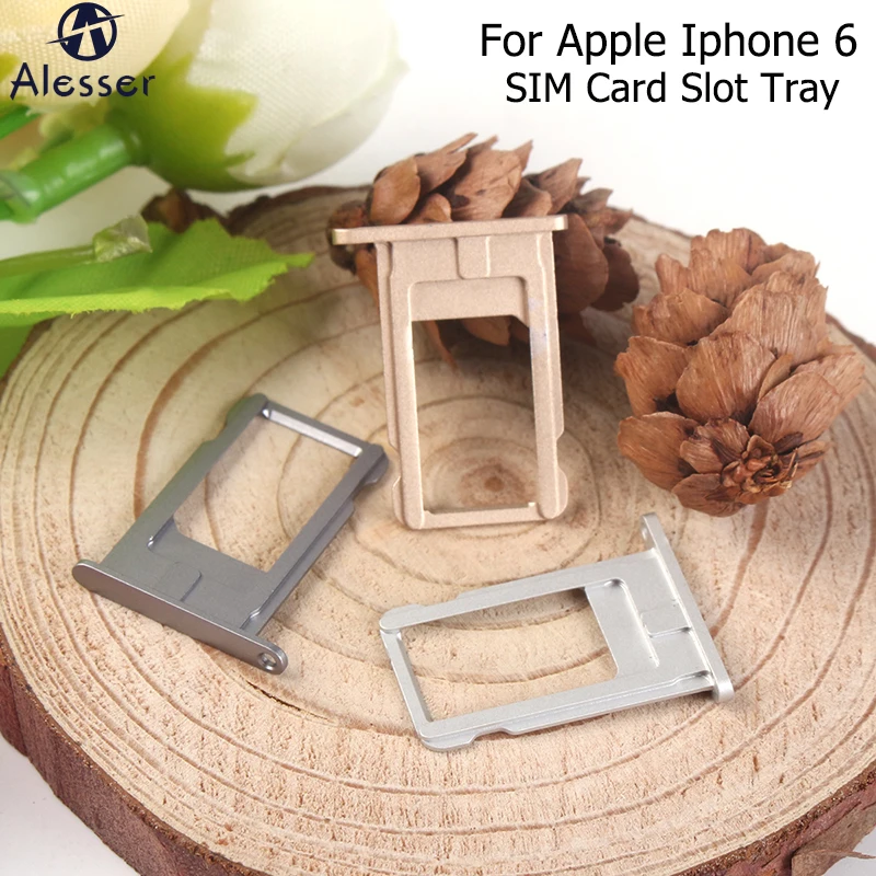 Держатель для sim карты Alesser Apple Iphone 6 разъем адаптера слот SIM SD|Шлейфы мобильных