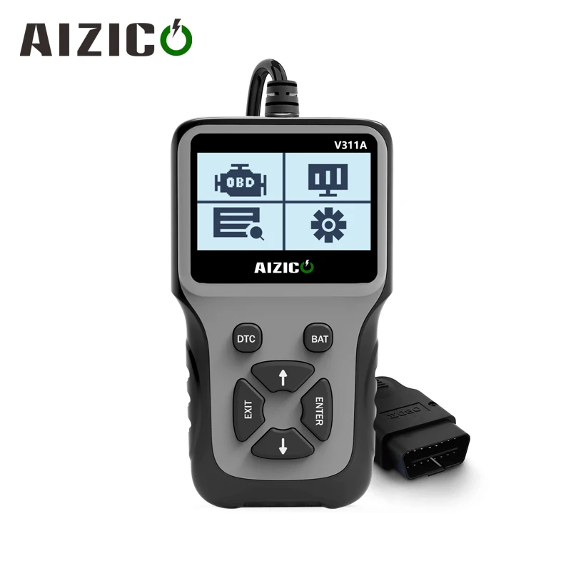 

Автомобильный диагностический сканер AIZICO V311A, Obd2, PK ELM 327