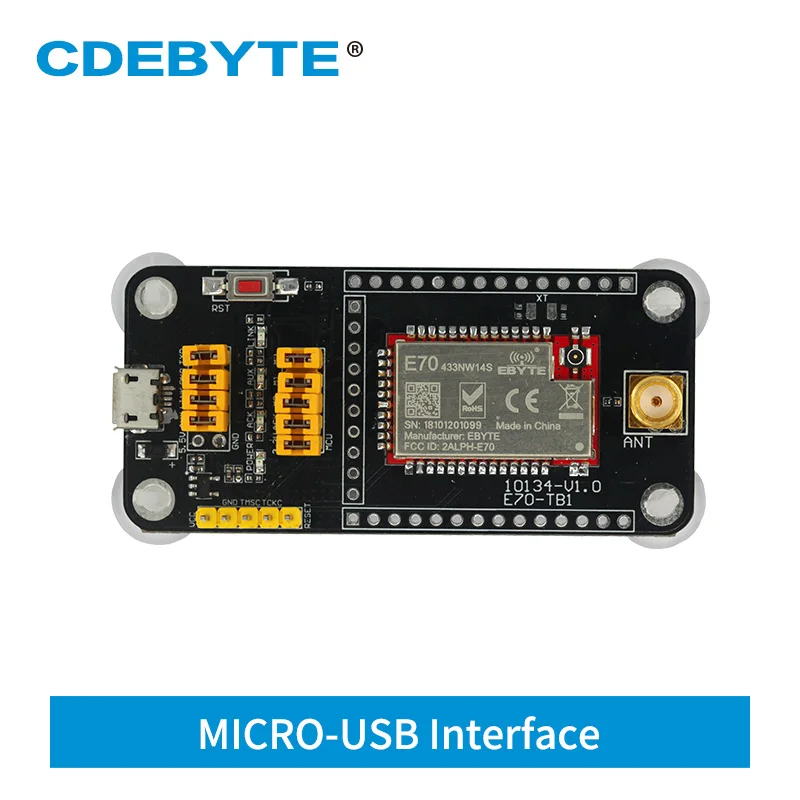 

E70-433TBL-NW01 CH340G USB Test Board For UART 433MHz 14dBm Star Network Transceiver Module