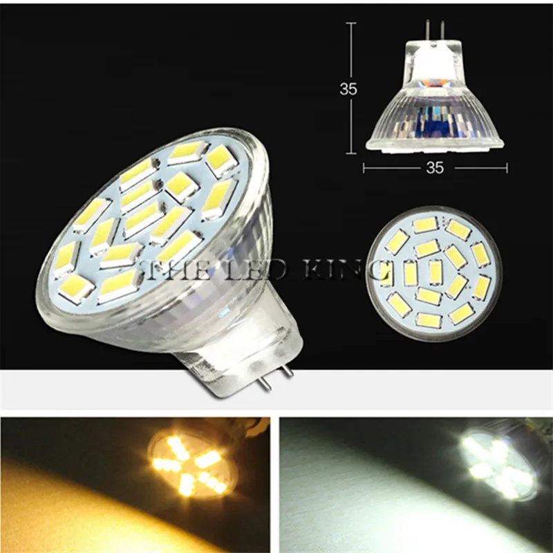 Ультра яркий GU4 светодиодный светильник 3W 5W 7W MR11 DC / AC 12V 24V Dimmable COB Светодиодный
