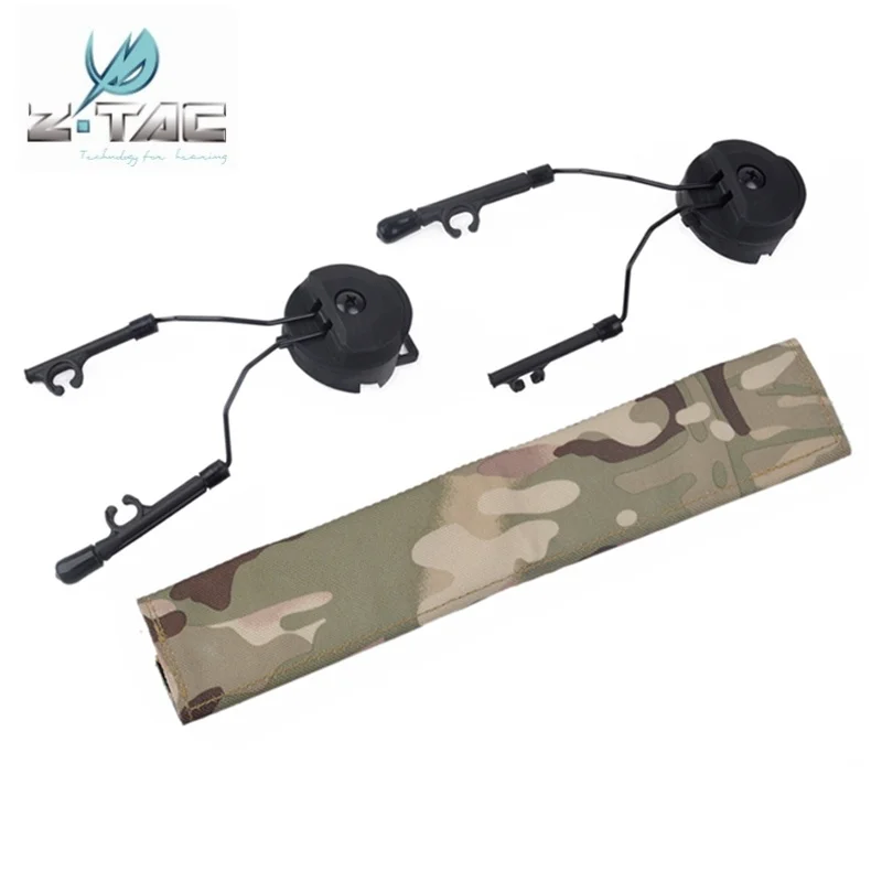 

Z Tactical Softair Comtac I II Headset Holder Fast Helmet Rail Adapter Ztac Airsoft Military Headphone Accessories Z147