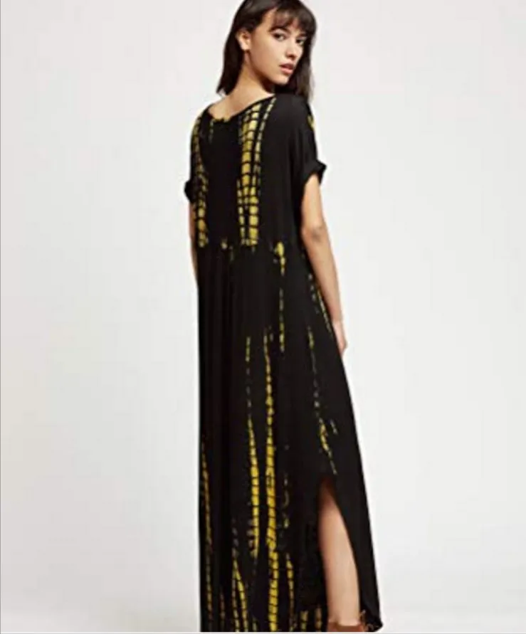 

Printing Casual Woman Dress Short Sleeve Loose Bandage Dress 2020 New Summer Dress Woman