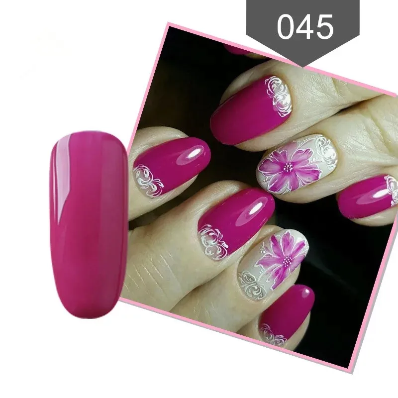045 Gel 8ML KODIES зимний цветной гель лак глазурь замачиваемый УФ светодиодный гель для ногтей художественный Гель-лак для ногтей Vernis Полупостоянный лак для ногтей 8 мл Gellak - Цвет: 045 Gel 8ML