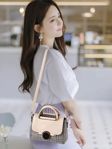 Новая упаковка Корейская Милая модная сумка стильная и элегантная через плечо