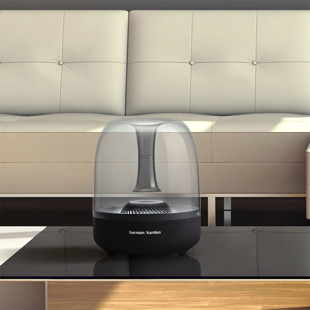 Harman Kardon AURA STUDIO 2 Wireless Speaker with LED Ambient Lighting Deep Bass Speakers Bluetooth Mic Handsfree | Электроника